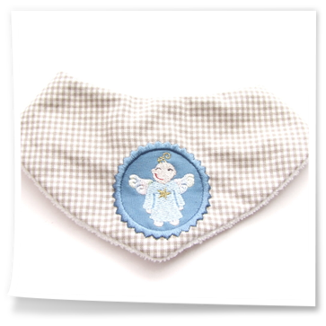 Babyhalstuch mit Engel
