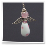 Rosa Schutzengel, als Anhänger