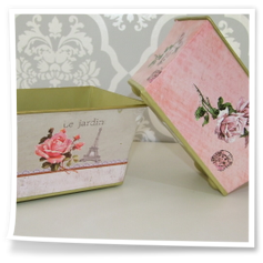 Frühlingshaft Behälter