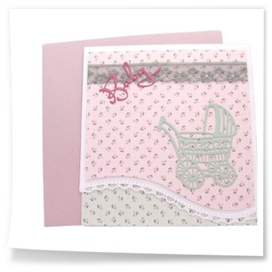 Babykarte mit Kinderwagen