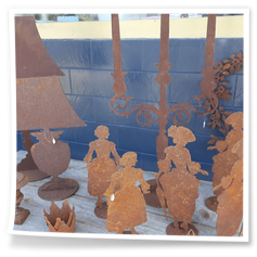 Rostdeko im Barockstil