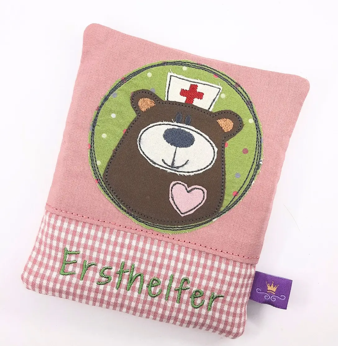 Ein Beulentöster mit einem Bärenmotiv