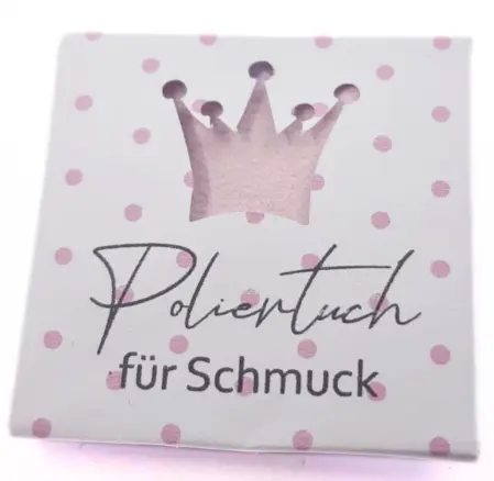 Poliertuch für Schmuck,in einer hübchen Verpackung