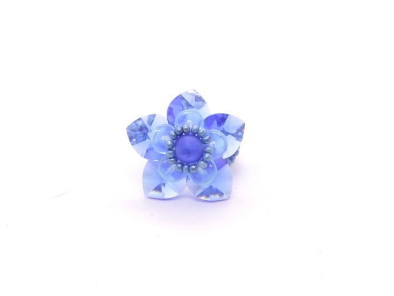 Ring Blume blau